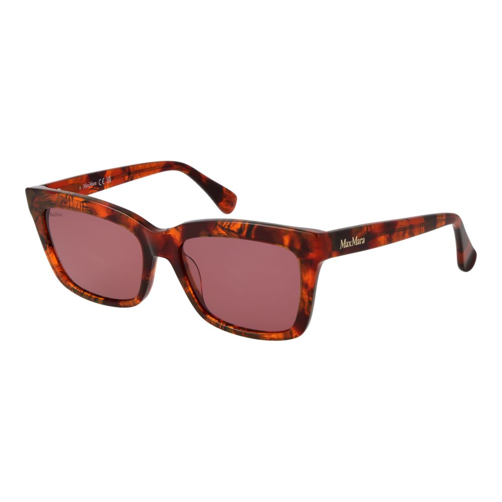 Max Mara Plastic Sunglasses in Brown