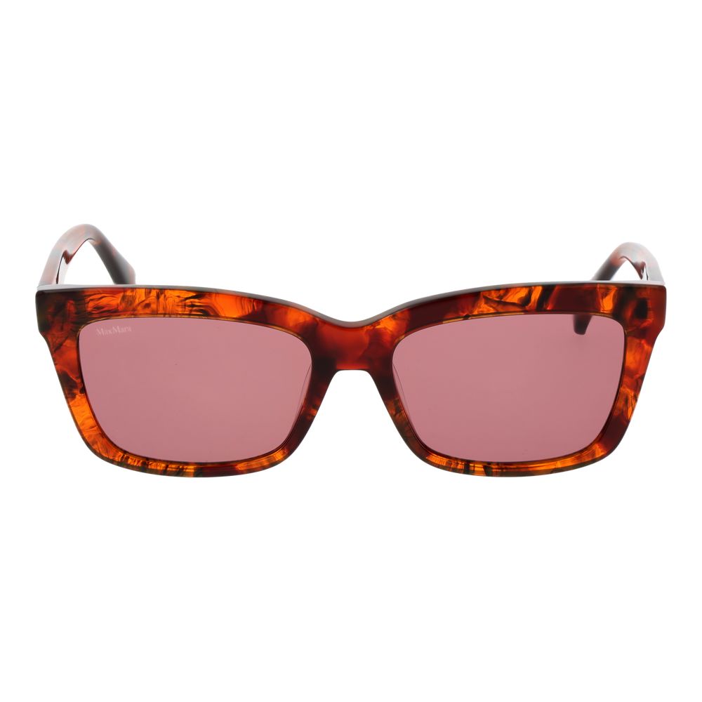Max Mara Plastic Sunglasses in Brown