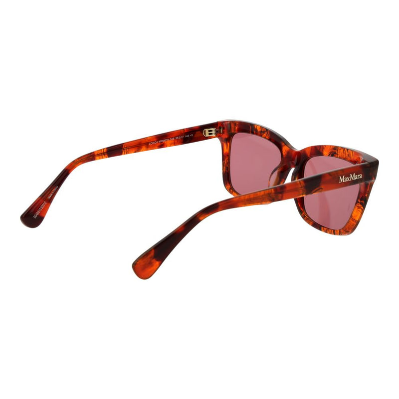 Max Mara Plastic Sunglasses in Brown