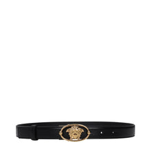 Versace Regular Belt in Black Leather