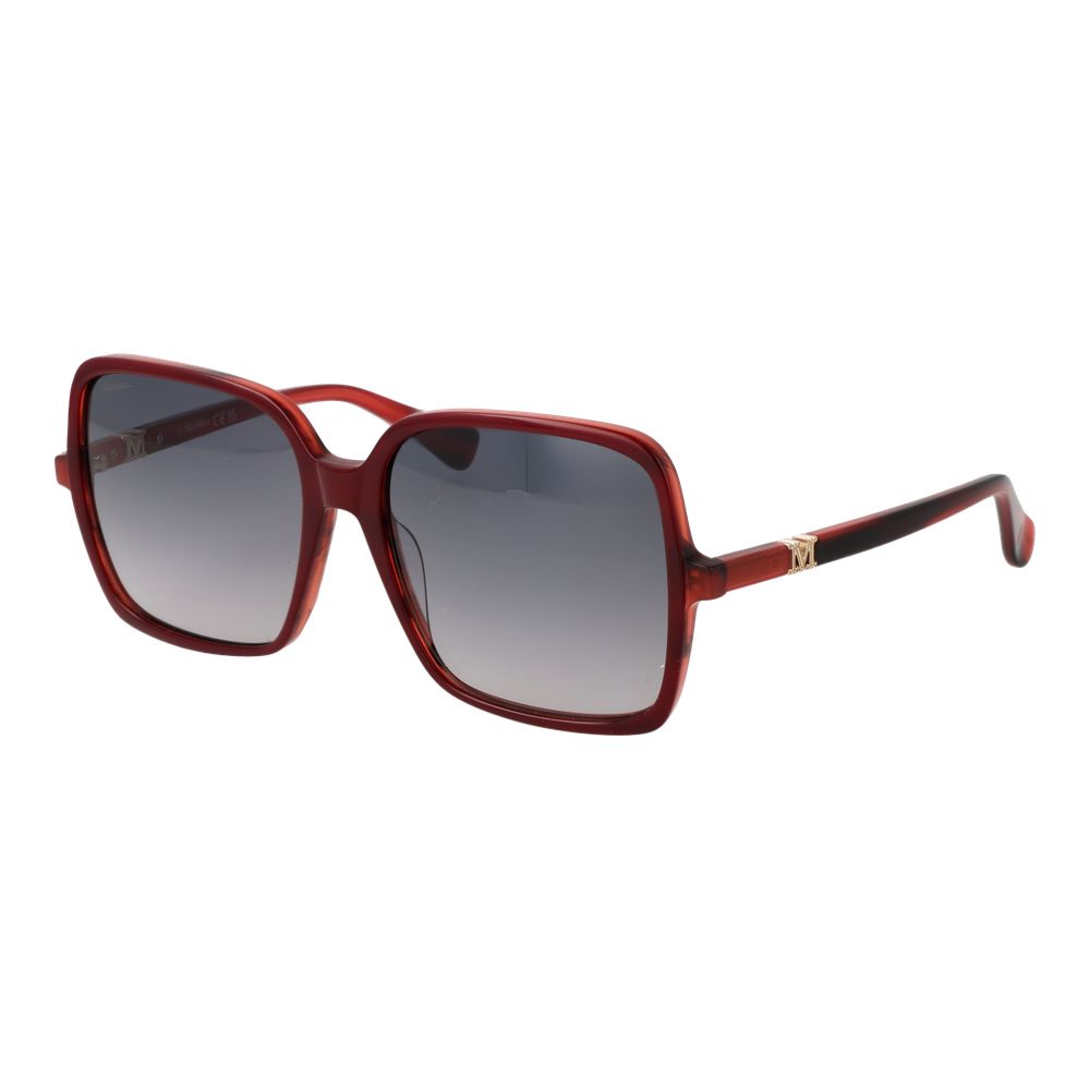 Max Mara Acetate Sunglasses in Burgundy