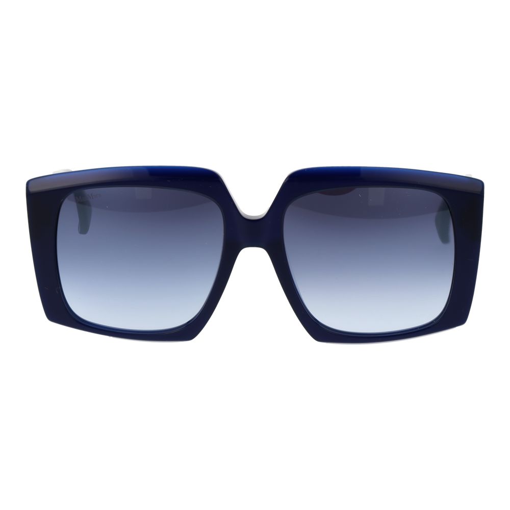 Max Mara Plastic Sunglasses in Blue