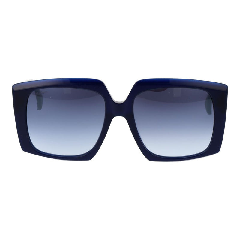 Max Mara Plastic Sunglasses in Blue