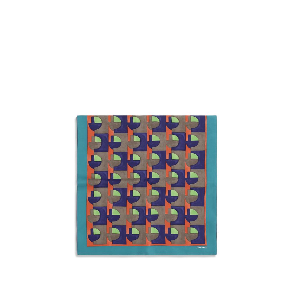 Multicolour Silk Scarf