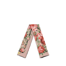 Dolce & Gabbana — Foulard 90×90 en Twill de Soie à Imprimé Bouquet de Roses