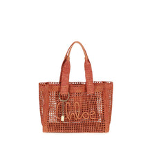 Chloé — Large Summer Banana East-West Tote in Raffia