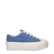 Baskets basses Jimmy Choo en tissu bleu