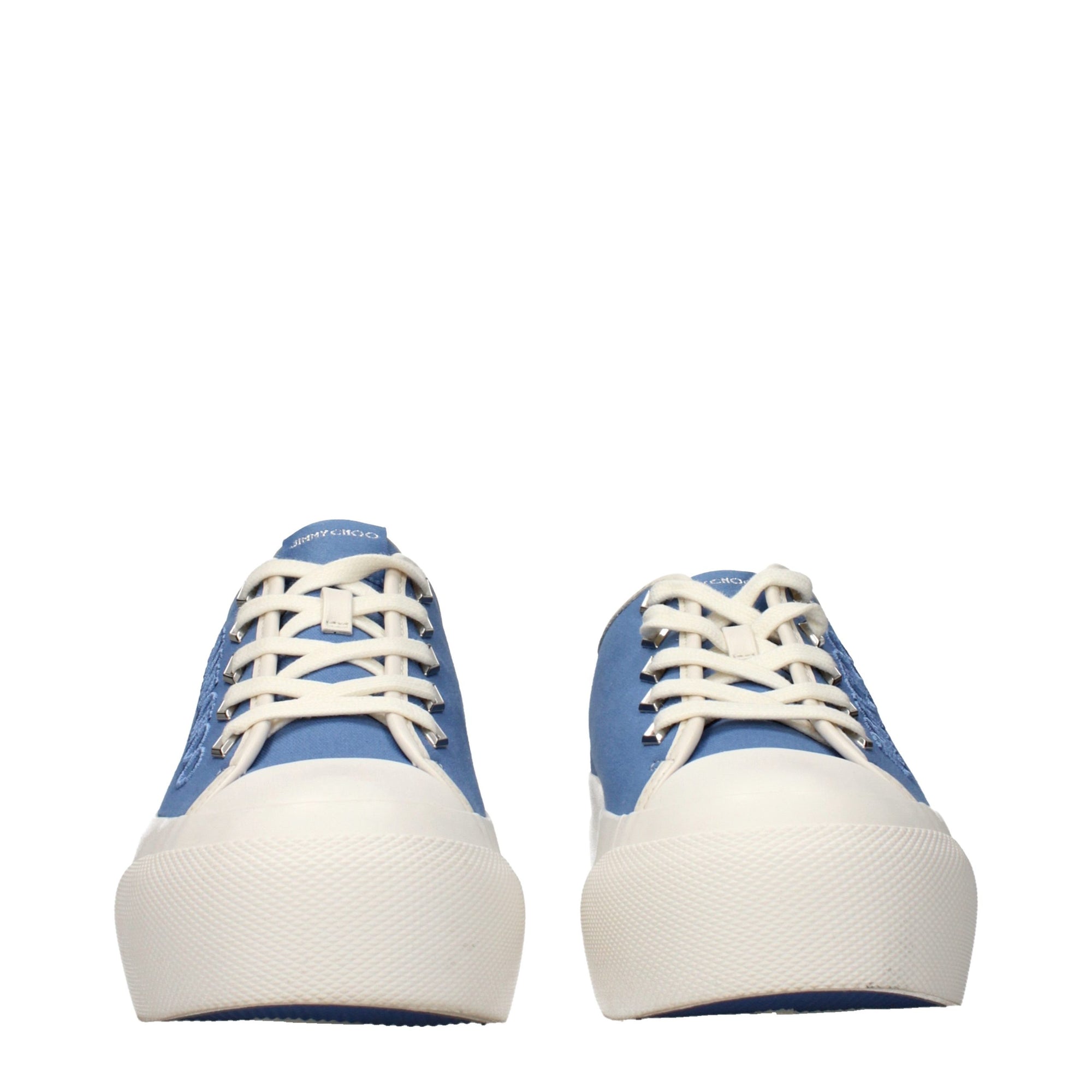 Baskets basses Jimmy Choo en tissu bleu