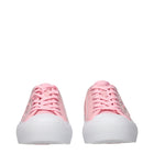 Jimmy Choo Low-Top Sneakers in Pink Fabric