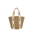 Chloé Brown Paper Shoulder Bag