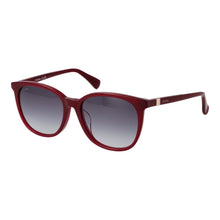 Lunettes de soleil en acétate Max Mara bordeaux