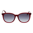 Lunettes de soleil en acétate Max Mara bordeaux