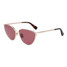 Lunettes de soleil métalliques Max Mara dorées