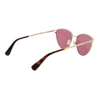 Lunettes de soleil métalliques Max Mara dorées
