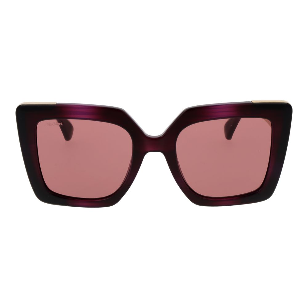 Max Mara Plastic Sunglasses in Purple