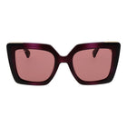 Max Mara Plastic Sunglasses in Purple
