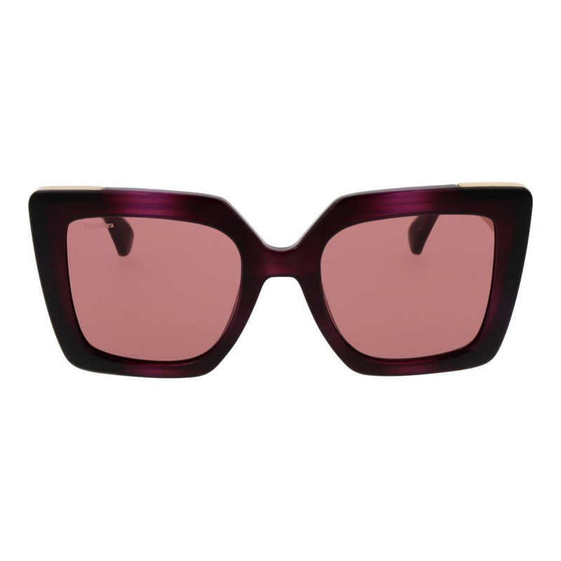 Max Mara Plastic Sunglasses in Purple