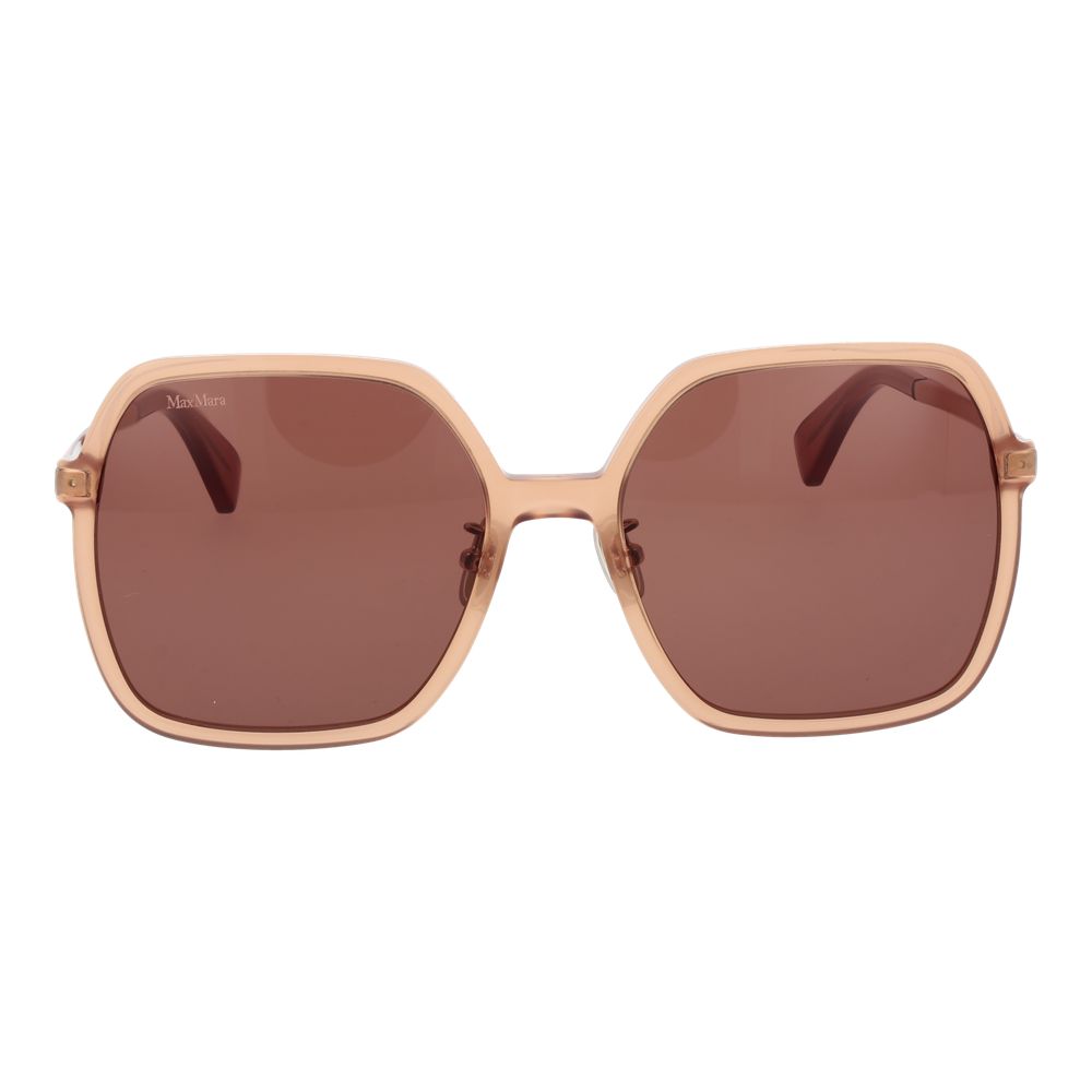 Lunettes de soleil en acétate orange Max Mara