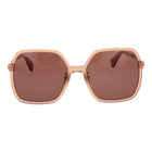 Lunettes de soleil en acétate orange Max Mara