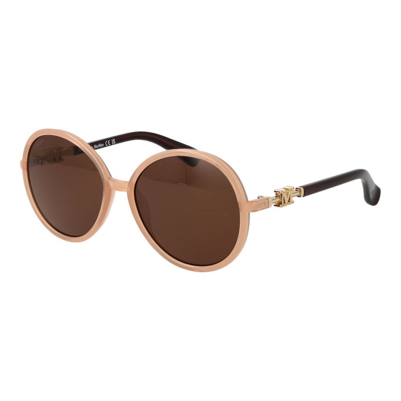 Max Mara Plastic Sunglasses in Beige