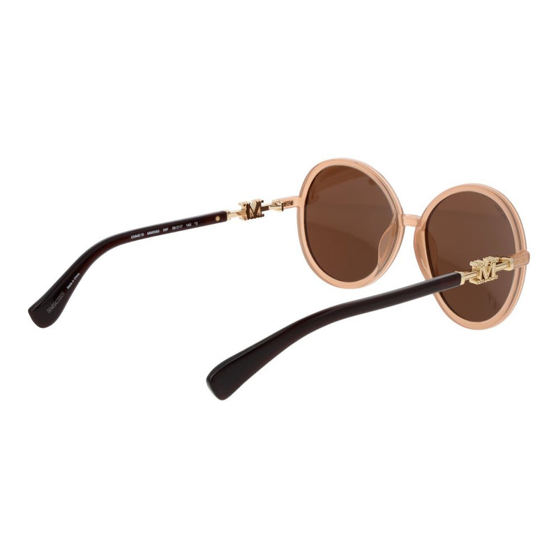 Max Mara Plastic Sunglasses in Beige