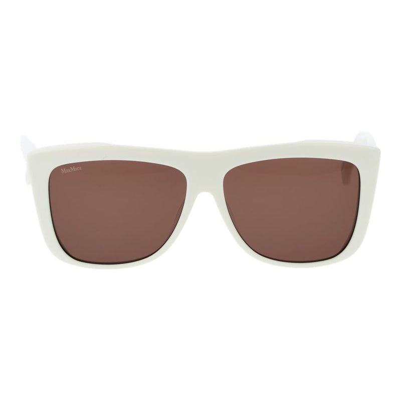 Max Mara Acetate Sunglasses in White