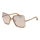 Max Mara Metal Sunglasses in Brown