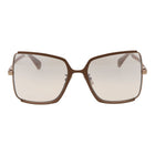 Max Mara Metal Sunglasses in Brown