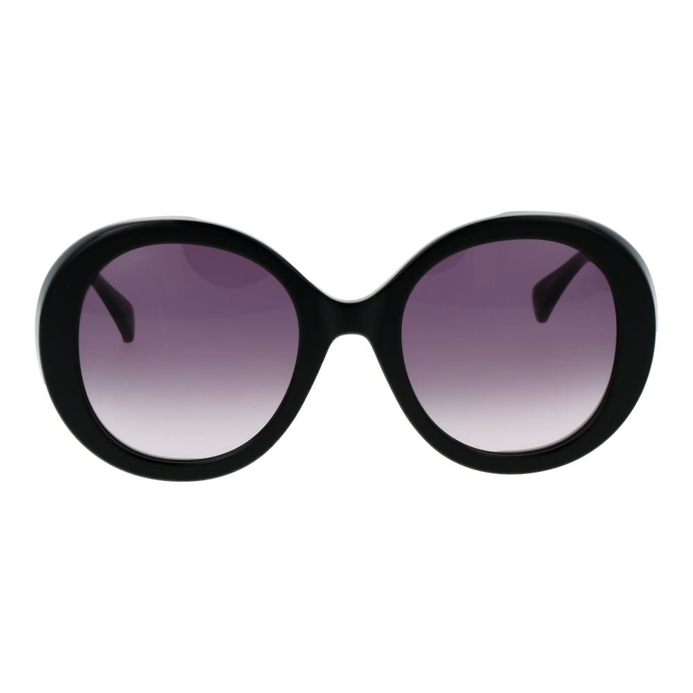 Lunettes de soleil en acétate Max Mara noires
