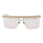 Max Mara Plastic Sunglasses in Beige