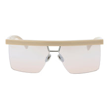 Max Mara Plastic Sunglasses in Beige