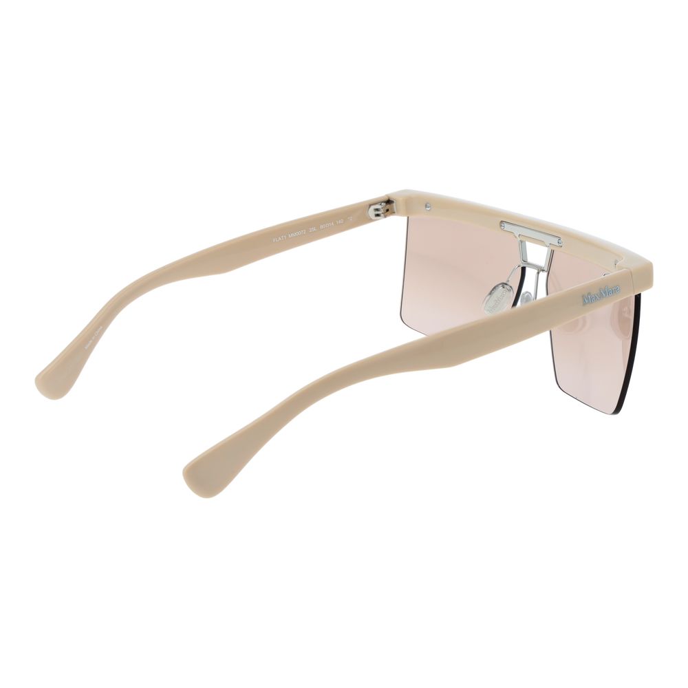Max Mara Plastic Sunglasses in Beige