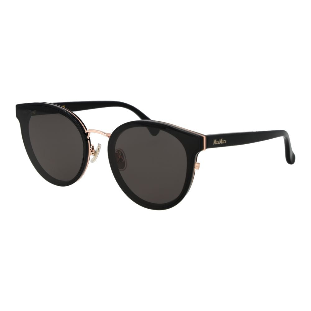 Lunettes de soleil en acétate Max Mara noires