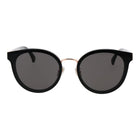 Lunettes de soleil en acétate Max Mara noires
