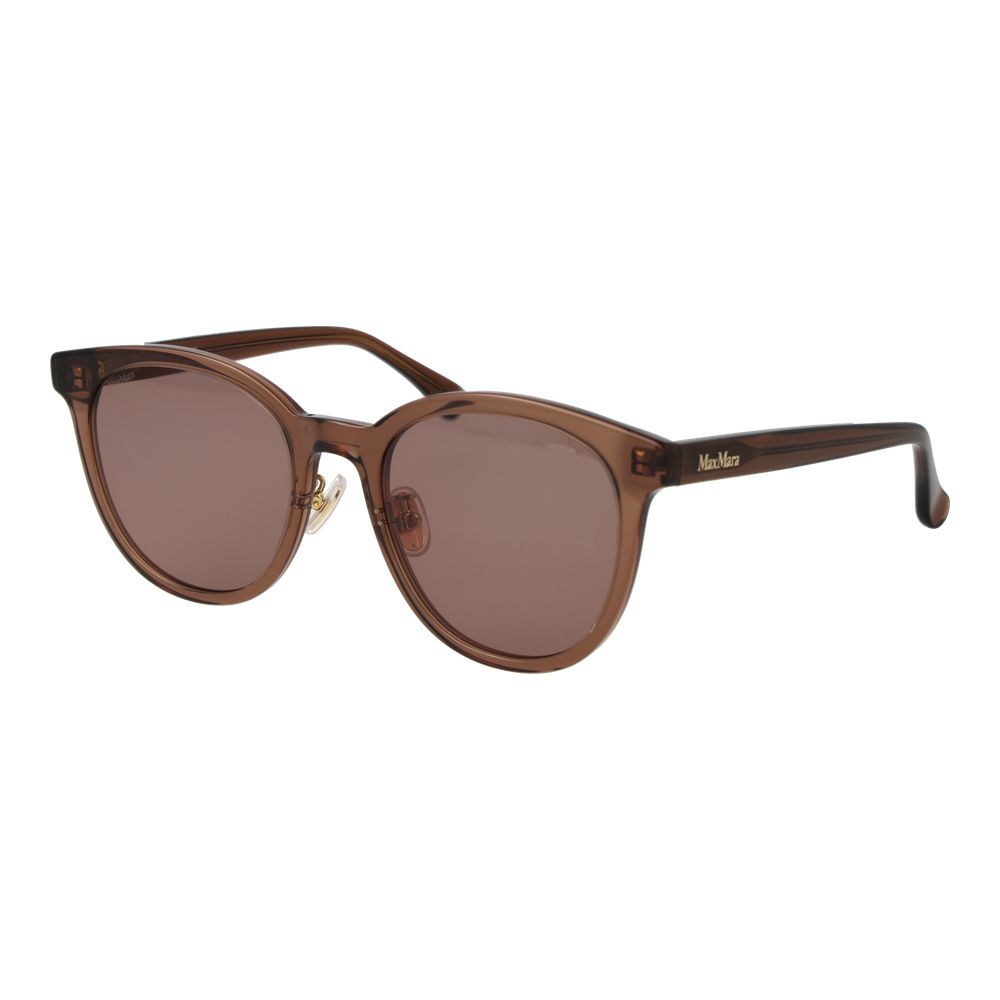 Lunettes de soleil en acétate Max Mara marron