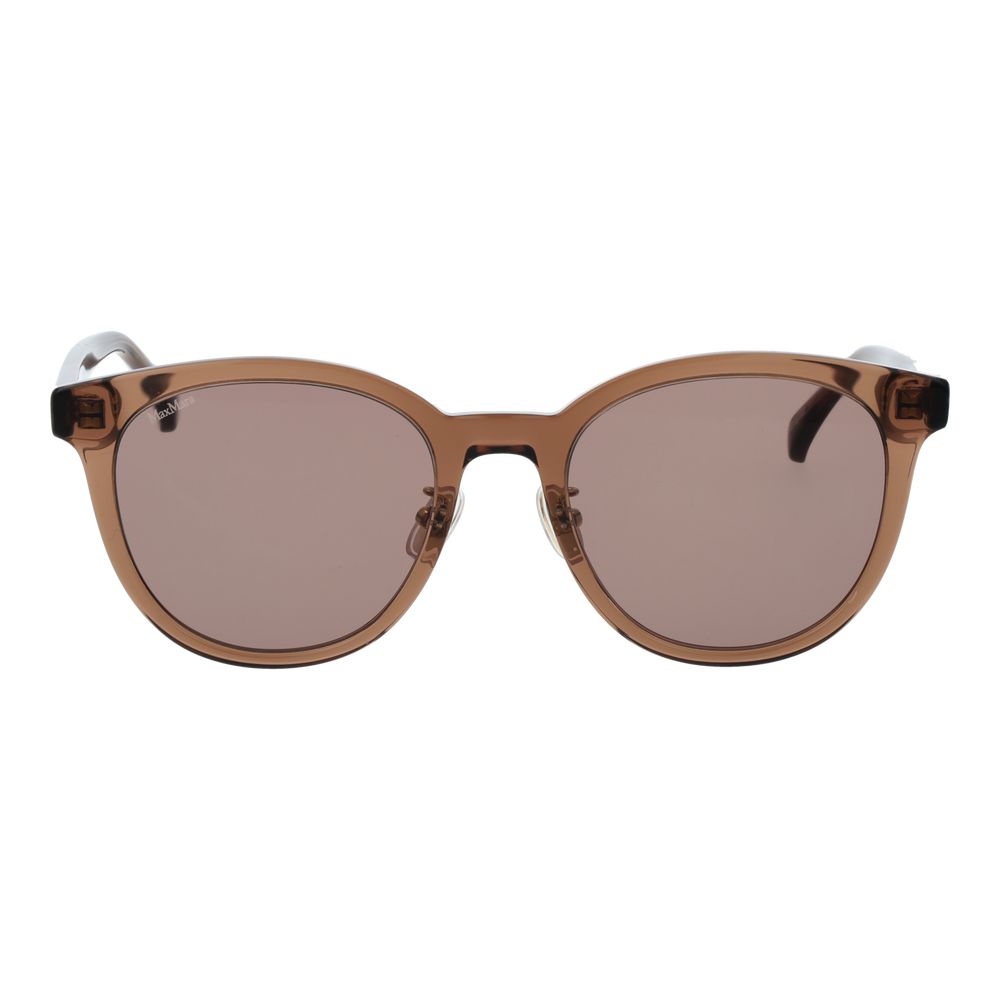 Lunettes de soleil en acétate Max Mara marron