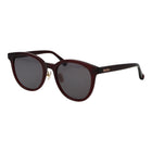 Lunettes de soleil en acétate Max Mara bordeaux