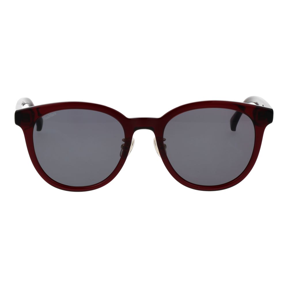 Lunettes de soleil en acétate Max Mara bordeaux