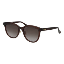 Lunettes de soleil en acétate Max Mara marron
