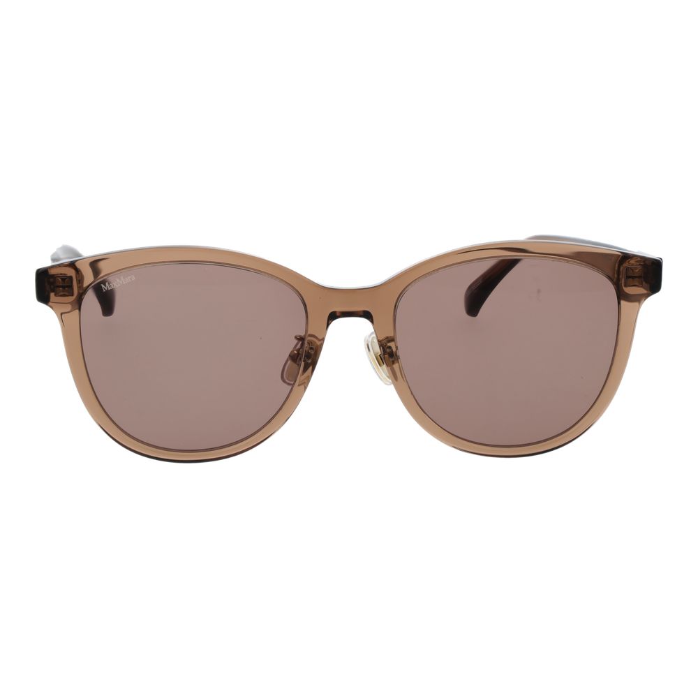 Lunettes de soleil en acétate Max Mara marron