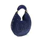 Sac Hobo Summer Banana en Raphia et Cuir de Veau