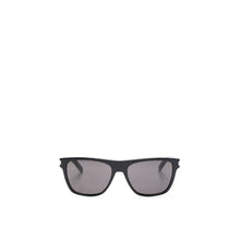 Saint Laurent — Black Acetate Square Sunglasses