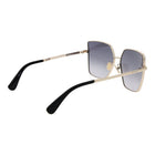 Lunettes de soleil métalliques Max Mara noires