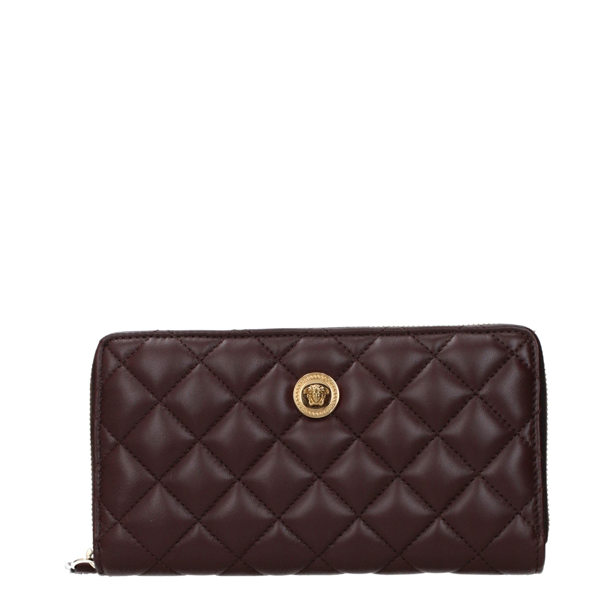 Versace Wallet in Brown Leather
