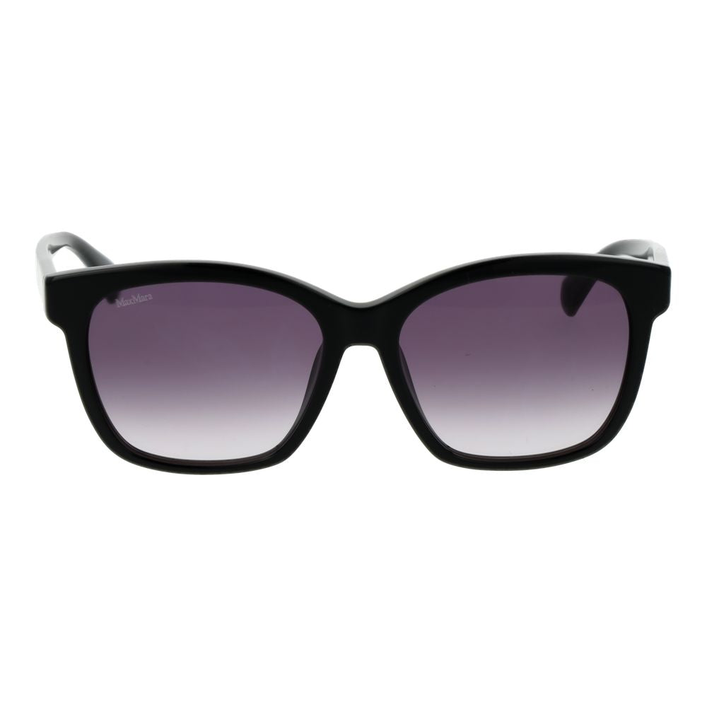 Lunettes de soleil en acétate Max Mara noires