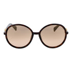 Max Mara Stainless Steel Sunglasses in Brown