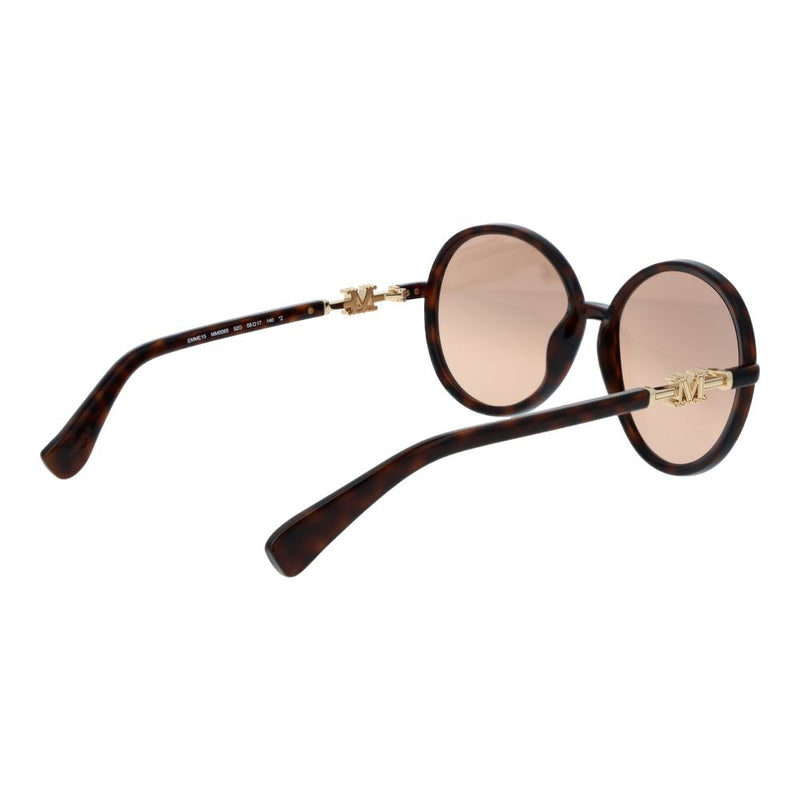 Max Mara Stainless Steel Sunglasses in Brown