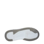 Grey Leather Sneakers