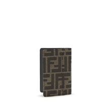 Fendi Calf Leather Bos Taurus Wallet in Brown