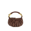 Brown Suede Shoulder Bag